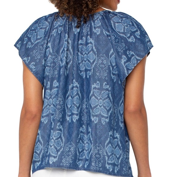 Liverpool New Women's Top sz XL in Tribal print - Picture 3 of 3